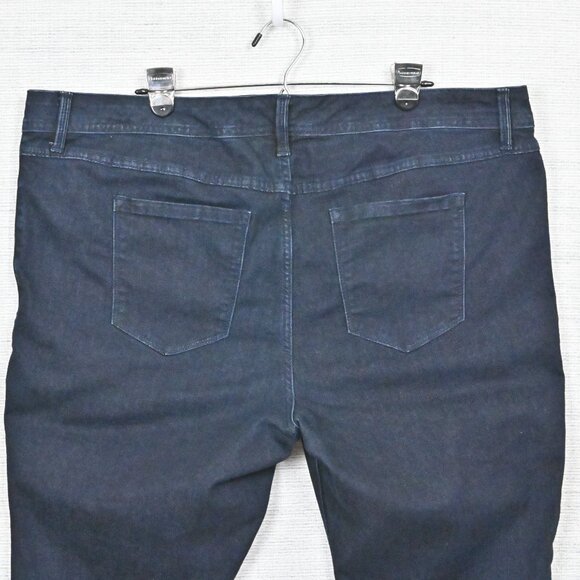 Torrid Super Stretch Luxe Slim Boot Stretch Flare Leg Dark Wash Blue Jeans 20R - Picture 6 of 16